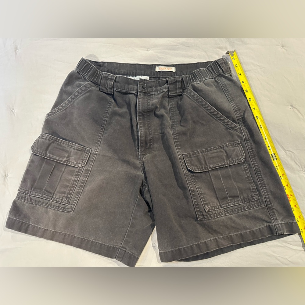 Savane Gray Cargo Shorts size 36